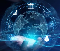 Digital world in the palm of a hand