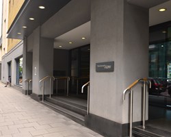 Entrance to London Moorgate campus