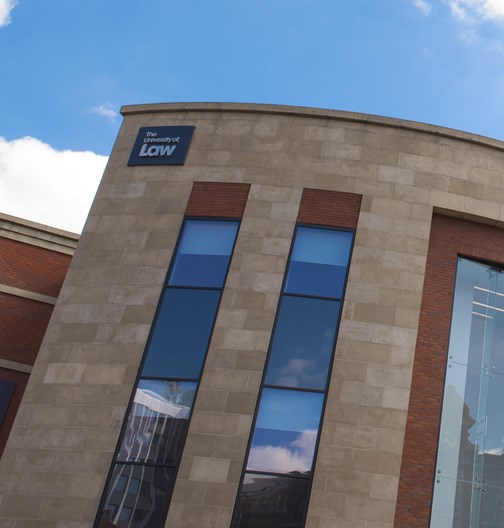 Angled exterior of Nottingham campus