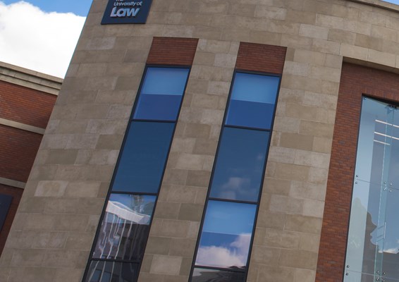 Angled exterior of Nottingham campus