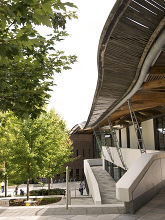 Exterior of University of Exeter's campus