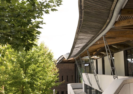 Exterior of University of Exeter's campus