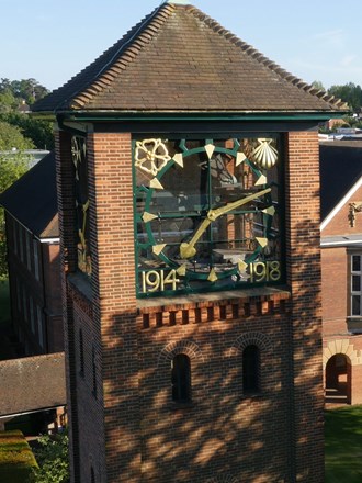 Clock tower at Reading University Clock tower at Reading University
