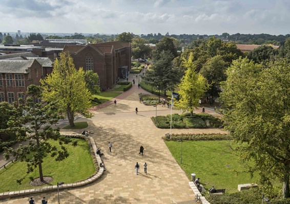 Aerial view of the Southampton campus