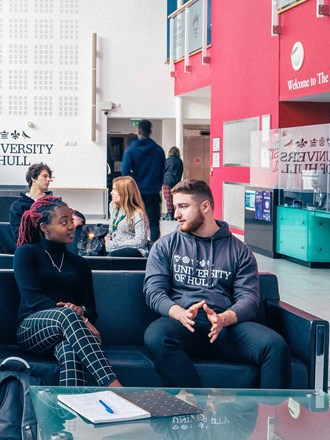 Students in The Faculty of Business, Law and Politics