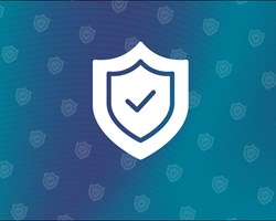 tick in shield logo