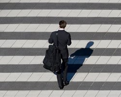 businessman walking 