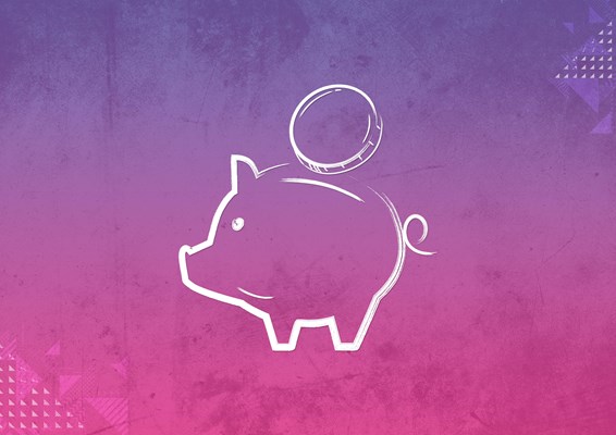 Piggy bank illustration