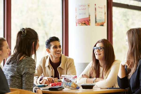 Group of smiling students