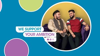 Colourful images of The University of Law students