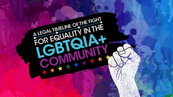 A legal timeline of the fight for equality in the LGBTQIA+ community