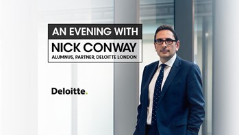 An evening with Nick Conway Photo of alumnus Nick Conway