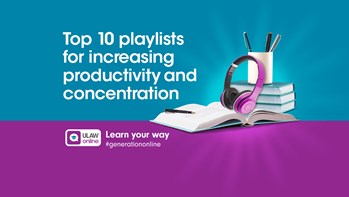 Top 10 playlists for increasing productivity and concentration