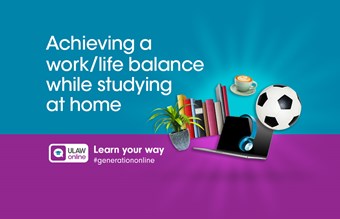 Achieving a work/life balance while studying at home
