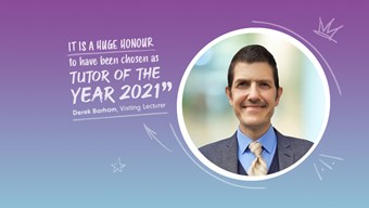 Tutor of the Year Derek Barham Tutor of the Year Derek Barham