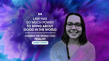 Change the World Fund finalist: Amber Turner