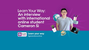 International online student Cameron Si