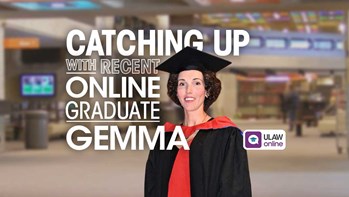 Online graduate Gemma