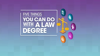 Five things you can do with a law degree