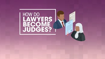 How do lawyers become judges? 