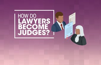 How do lawyers become judges? 