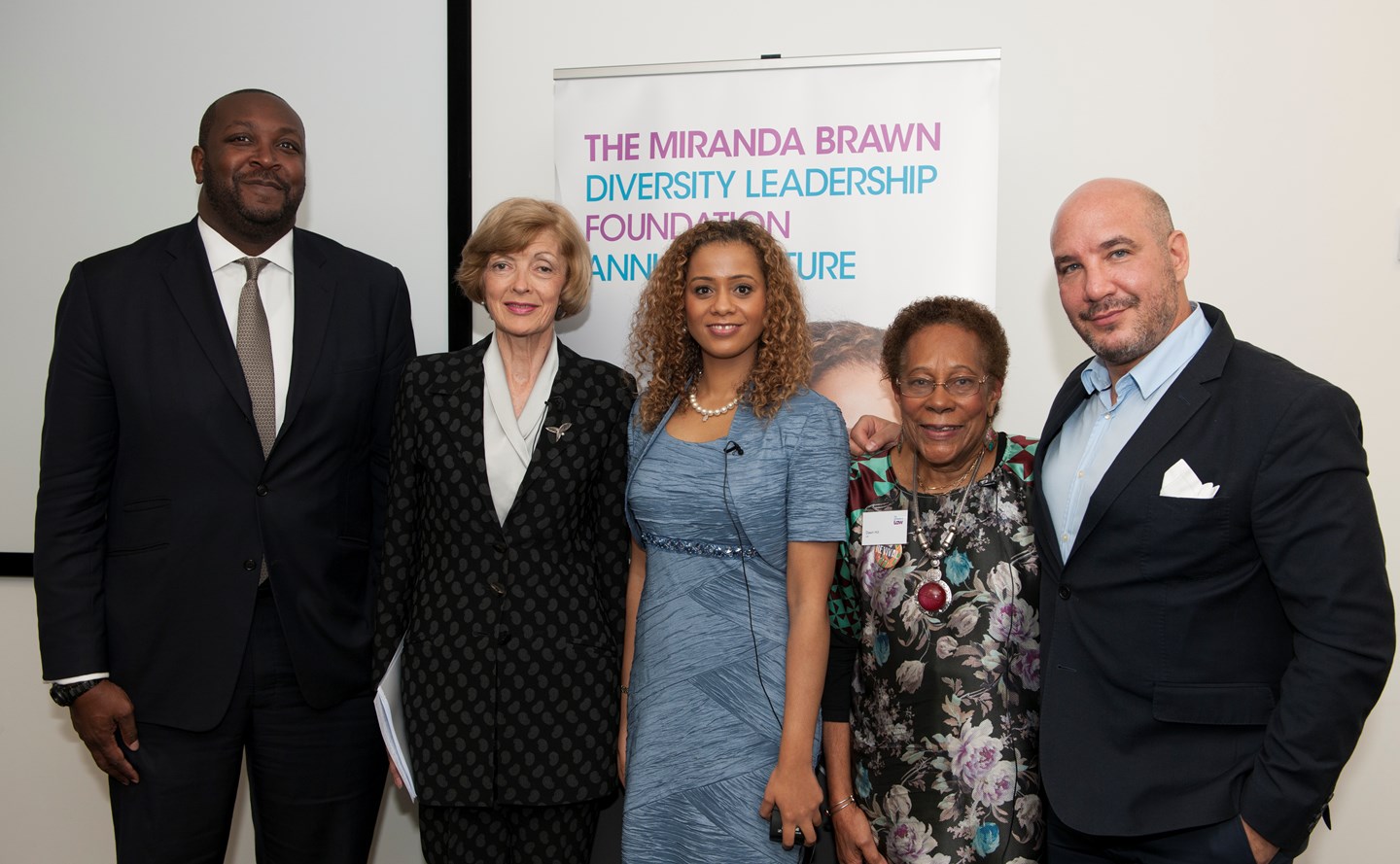 Miranda Brawn, centre, with the panelists