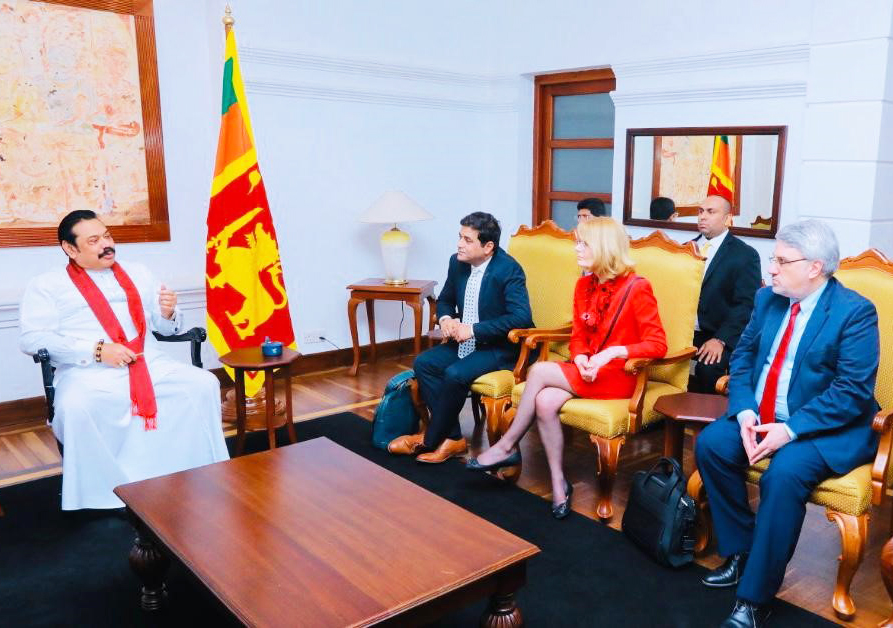 Sri Lanka PM Rajapaksa welcomes ULaw and UPES delegation