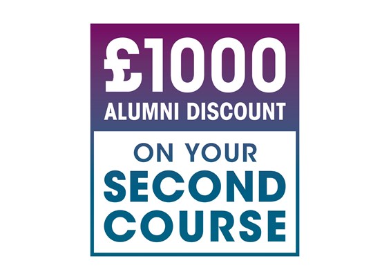 £1000 Alumni discount on your second course