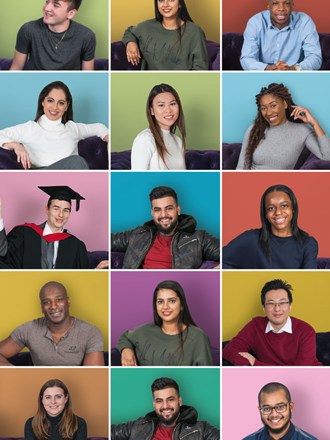 Collection of University of Law students